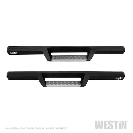 Westin Automotive 18-C WRANGLER JL 2DR HDX STAINLESS DROP NERF STEP BARS TEXTURED BLACK 56-140552